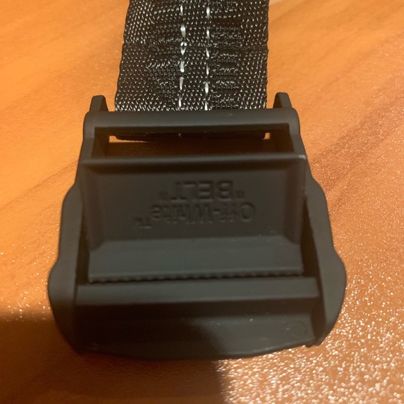 Off white industrial black belt - Picture 2 of 3